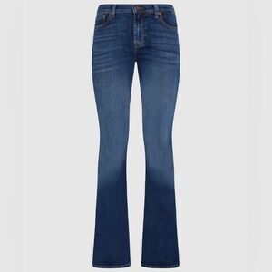 7 for all mankind Heritage High Waist, Flare, in rebel, denim jeans size 34